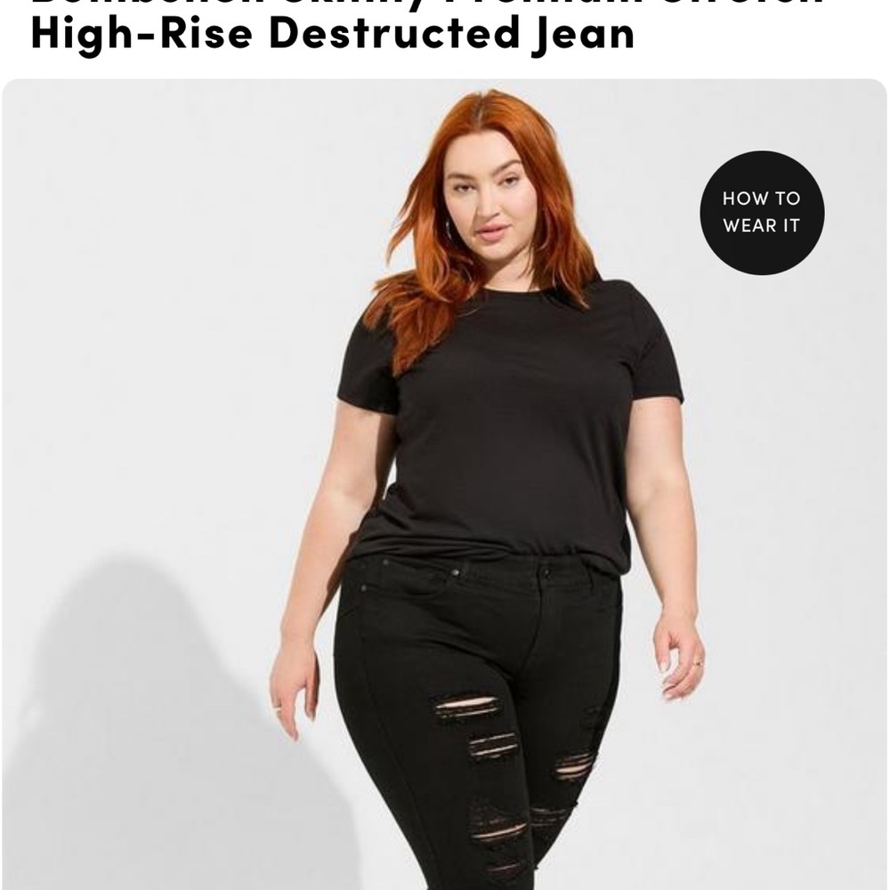 Skinny torrid Bombshell jeans no washed ! Pristine condition short